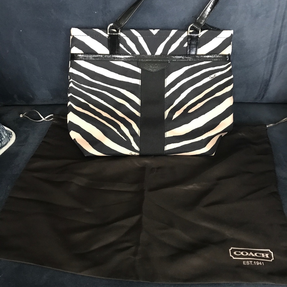 COACH Tiger Stripe Bag